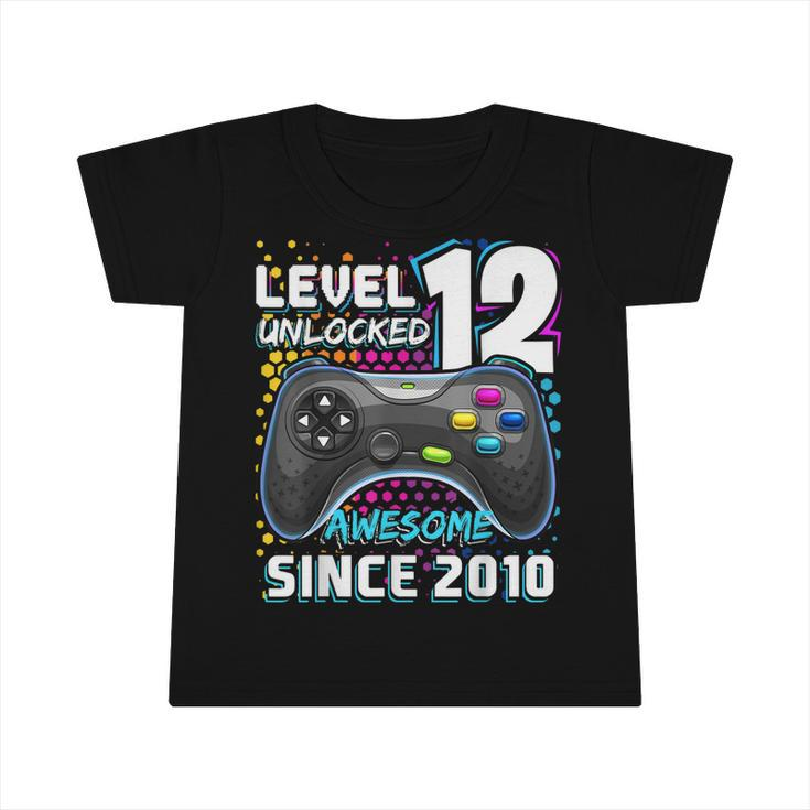 Level 12 Unlocked Awesome 2010 Video Game 12Th Birthday  V3 Infant Tshirt