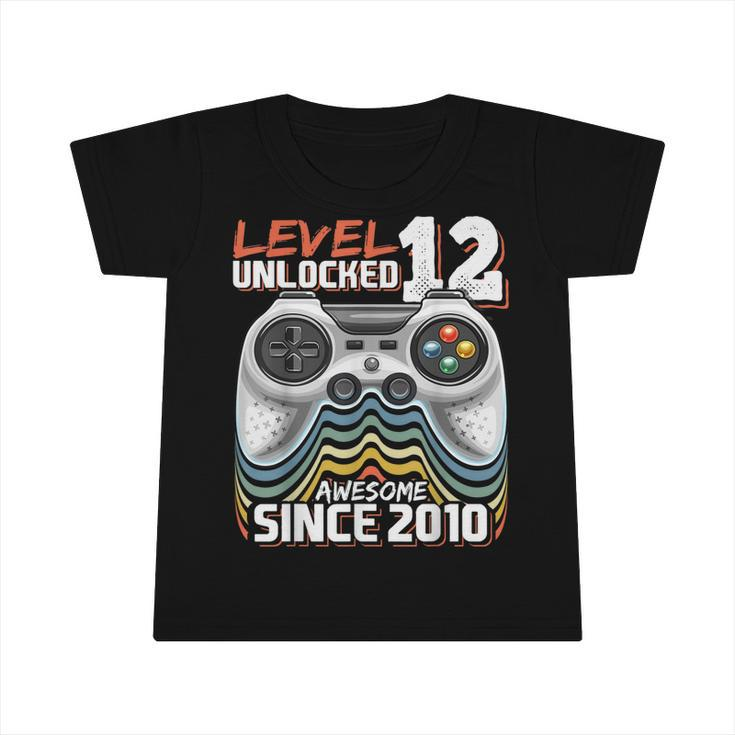 Level 12 Unlocked Awesome 2010 Video Game 12Th Birthday  V8 Infant Tshirt