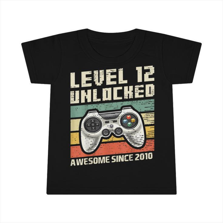 Level 12 Unlocked Awesome 2010 Video Game 12Th Birthday  V9 Infant Tshirt
