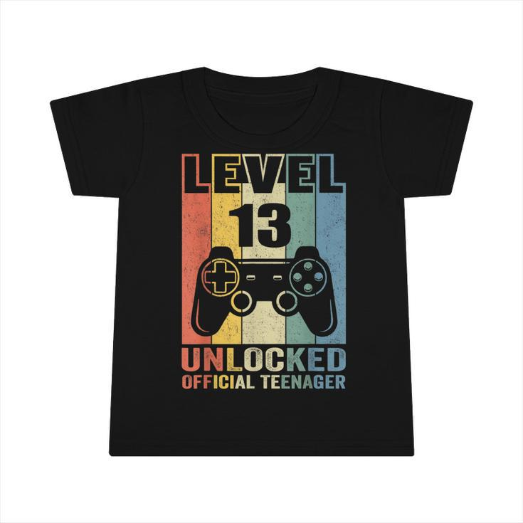 Level 13 Unlocked Official Nager 13Th Birthday Gamer  Infant Tshirt