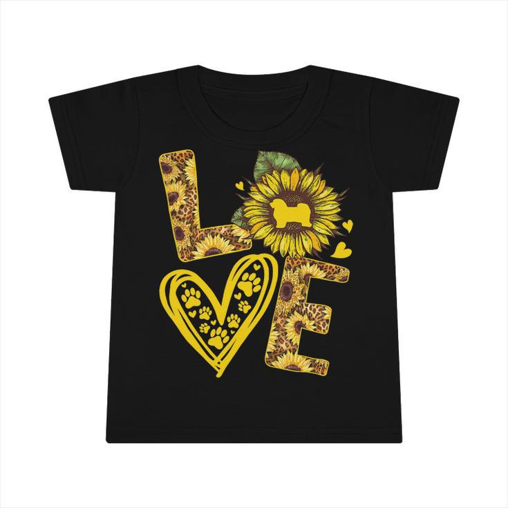 Love Havanese Sunflower Funny Dog Lover Infant Tshirt