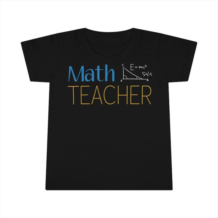 Math Teacher V2 Infant Tshirt