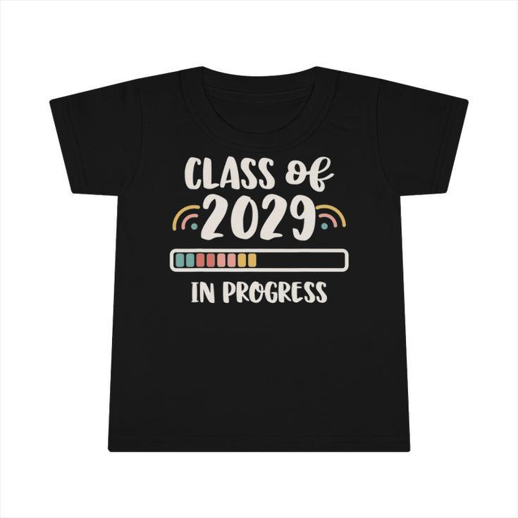 Online Virtual School In Progress Class Of 2029 Graduation Infant Tshirt