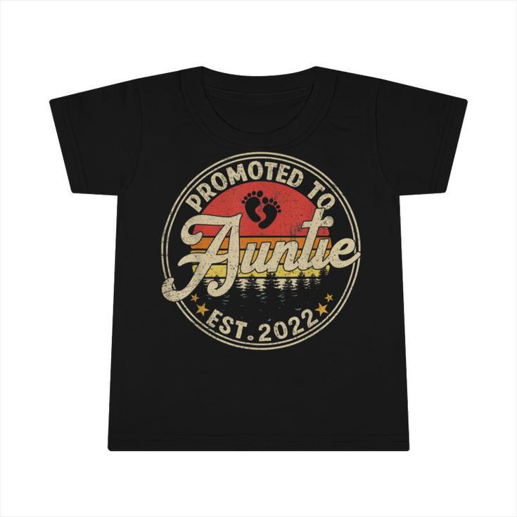 Promoted To Auntie Est 2022  Infant Tshirt