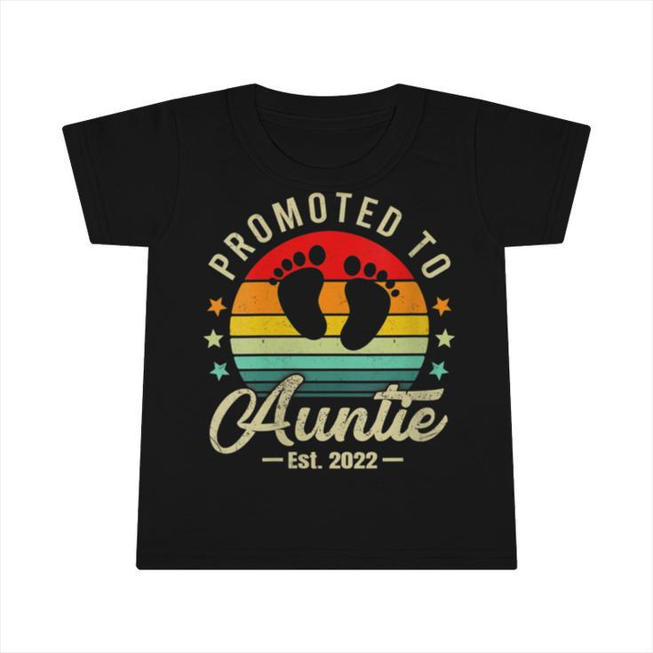 Promoted To Auntie Est 2022  Infant Tshirt