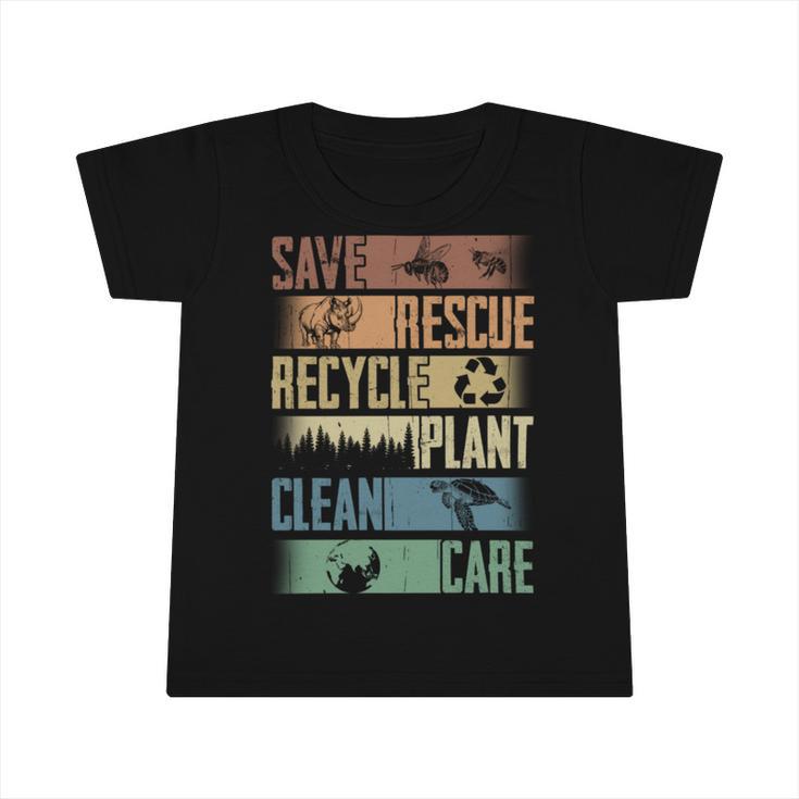 Save Rescue Recycled Plant Clean Care V3 Infant Tshirt