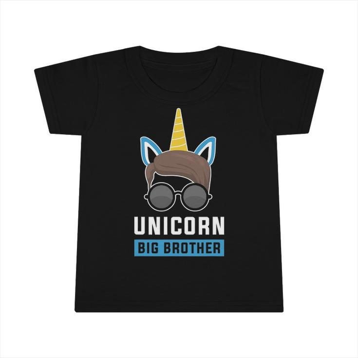 Unicorn Big Brother Boy Matching Family Infant Tshirt