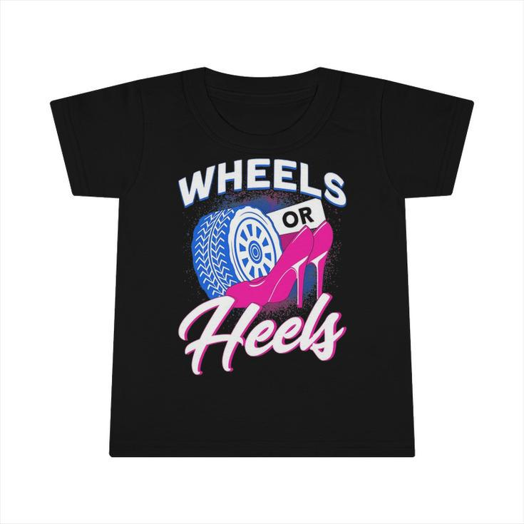 Wheels Or Heels Team Boy Newborn Child Infant Tshirt