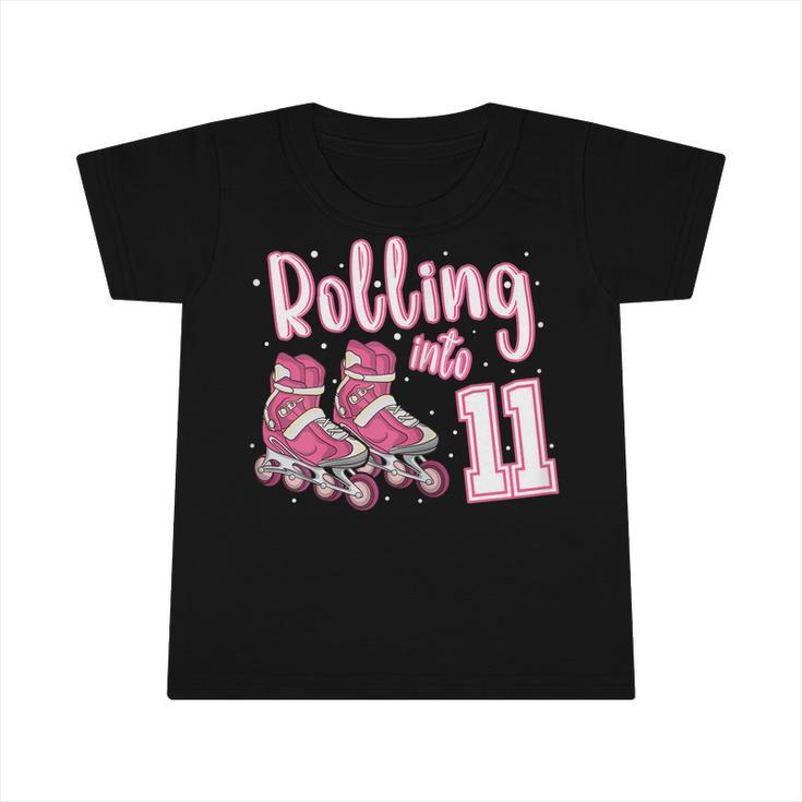 Young Lady Girl Roller Skater 11Th Birthday Roller Skate  Infant Tshirt