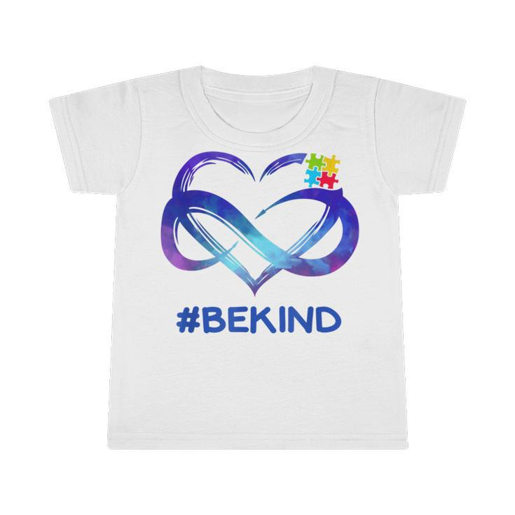 Be Kind Autism Awareness Heart  Autism Awareness Month Infant Tshirt