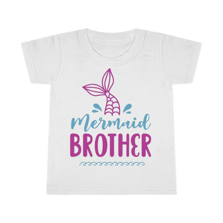 Birthday Mermaid Brother Matching Family For Boys Infant Tshirt
