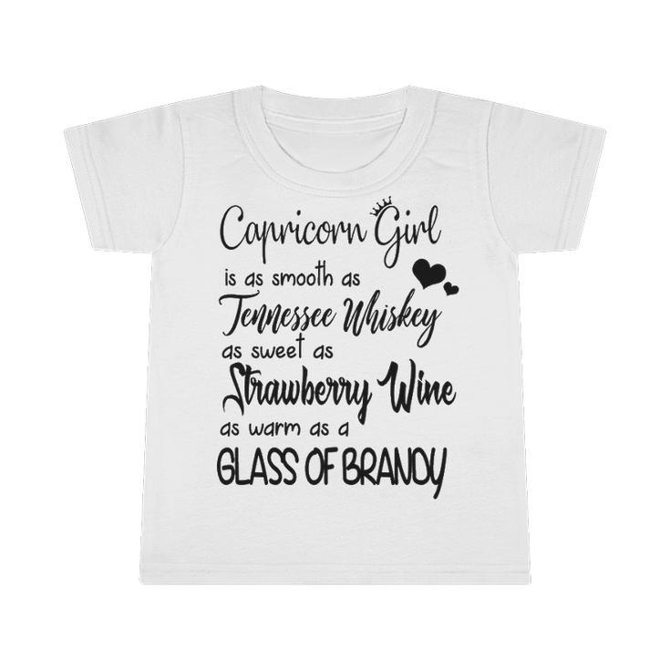 Capricorn Girl Is As Sweet As Strawberry Infant Tshirt