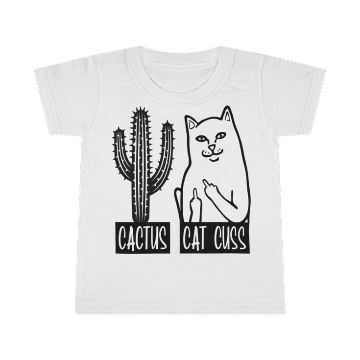 Cat Cuss Cactus Funny Cat Joke Infant Tshirt