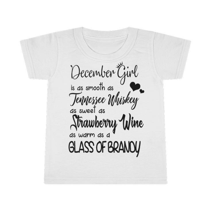 December Girl Is As Sweet As Strawberry Infant Tshirt