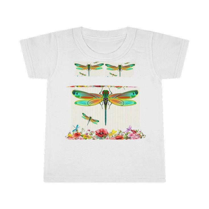 Dragonfly Wallpaper Infant Tshirt
