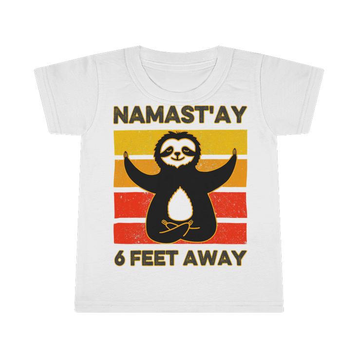 Funny Cute Sloth Yoga Namastay Social 863 Shirt Infant Tshirt