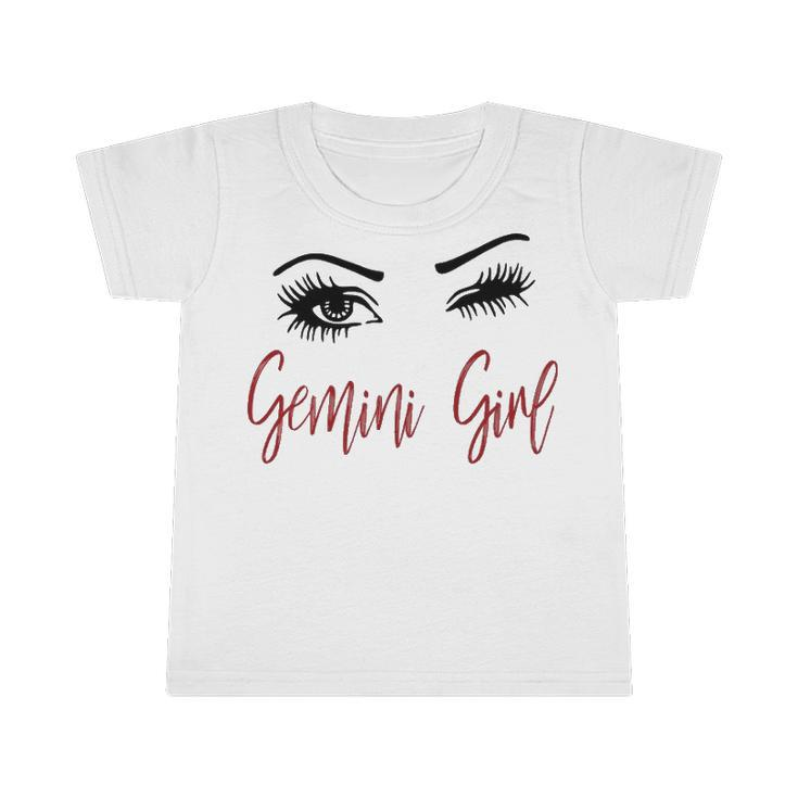 Gemini Girl Gift   Gemini Girl Wink Eyes Infant Tshirt