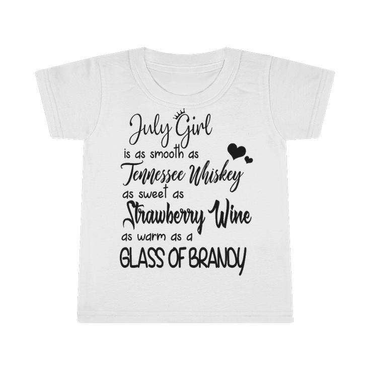 July Girl Is As Sweet As Strawberry Infant Tshirt
