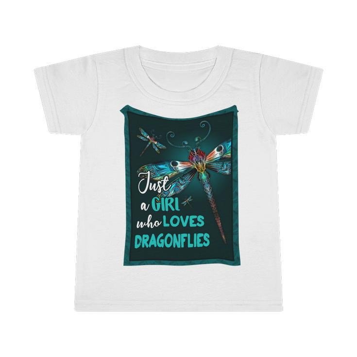 Just A Girl Who Loves Dragonfly Infant Tshirt