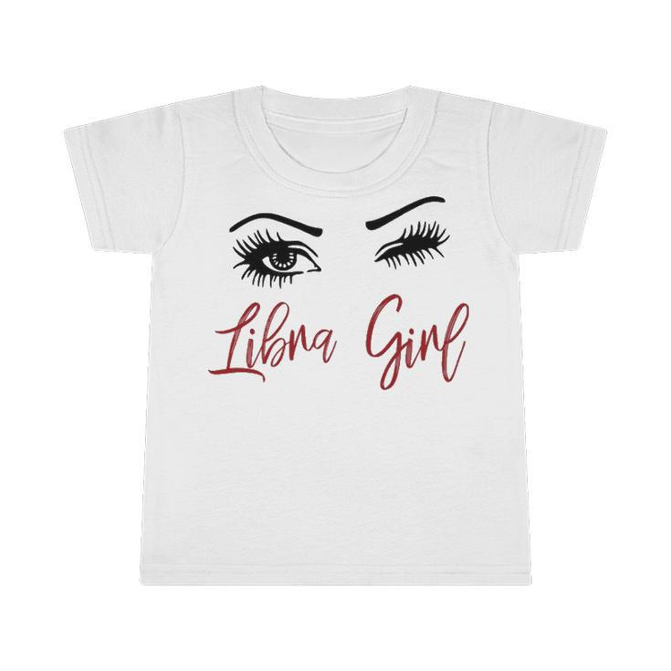 Libra Girl Gift   Libra Girl Wink Eyes Infant Tshirt
