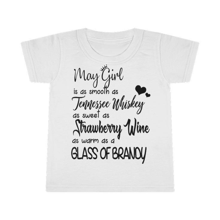 May Girl Is As Sweet As Strawberry Infant Tshirt
