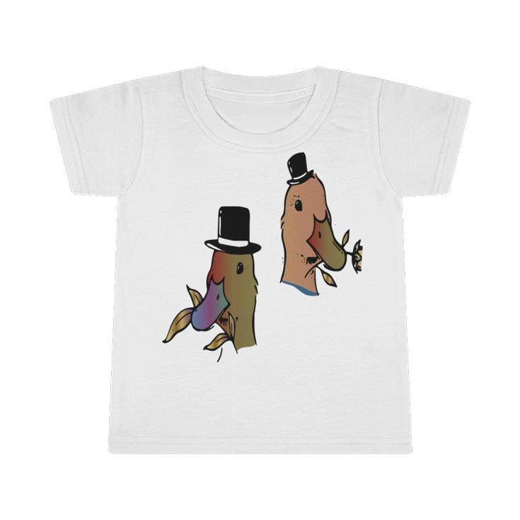 Romantic Duck Classy Ducks Infant Tshirt