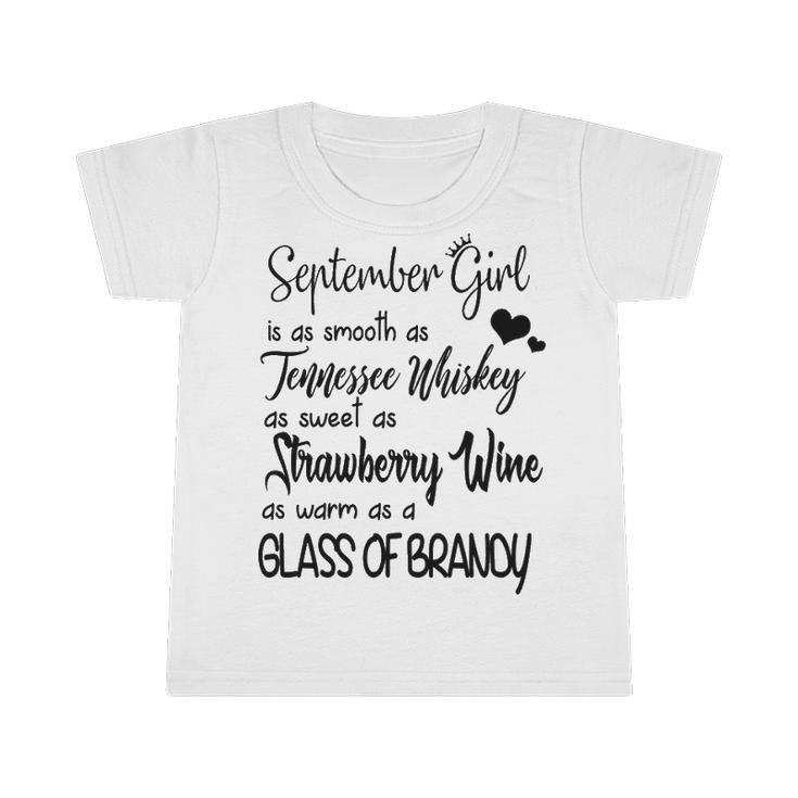 September Girl Is As Sweet As Strawberry Infant Tshirt