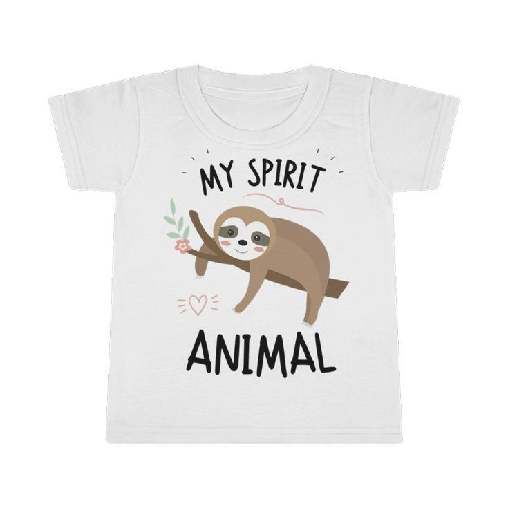 Sloth My Spirit Animal Nap Sloth Lazy 843 Shirt Infant Tshirt