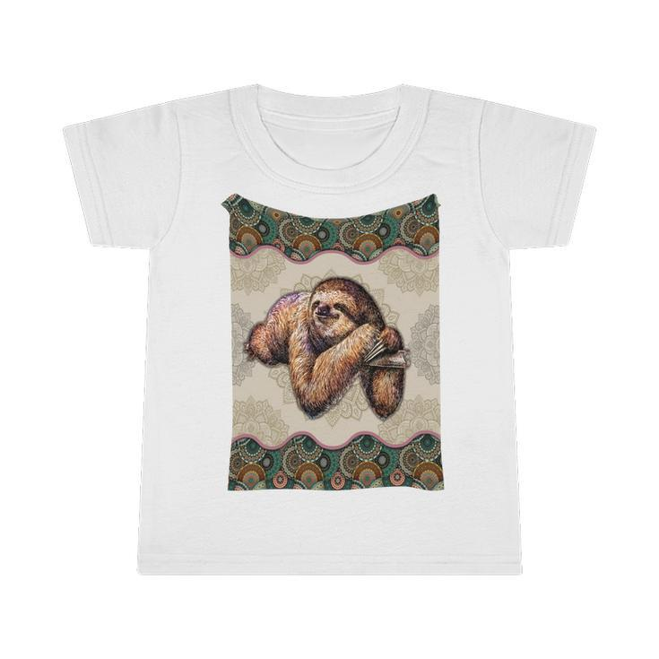 Sloth - Vintage Mandala Infant Tshirt