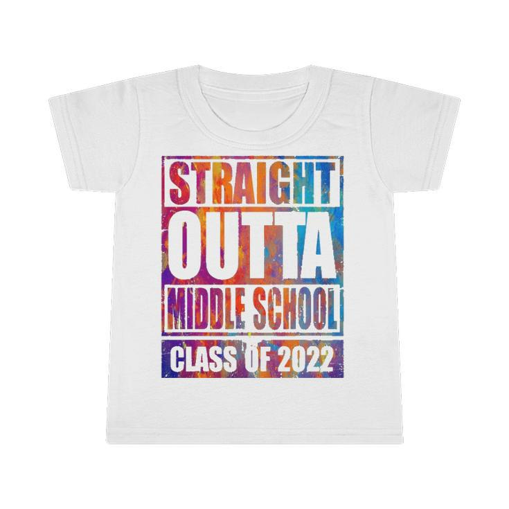 Straight Outta Middle School 2022 Graduation Infant Tshirt