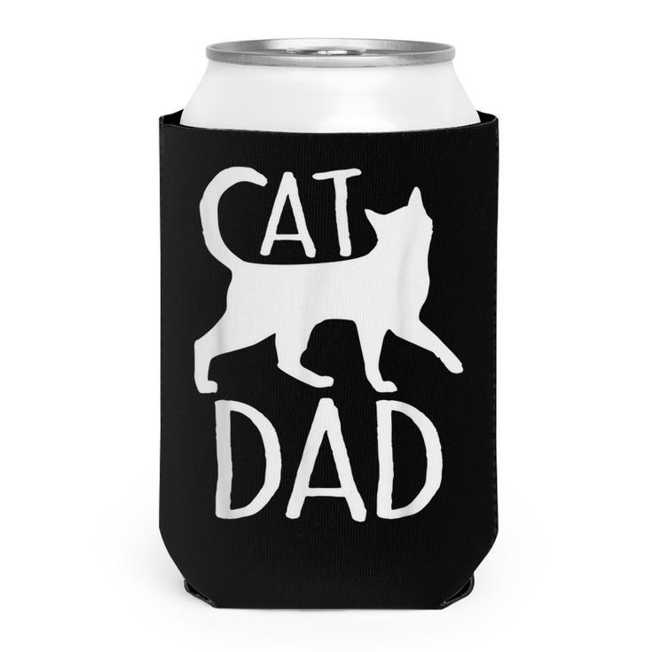 Best Cat Dad  Fathers Day Kitty Daddy Papa Christmas  V3 Can Cooler