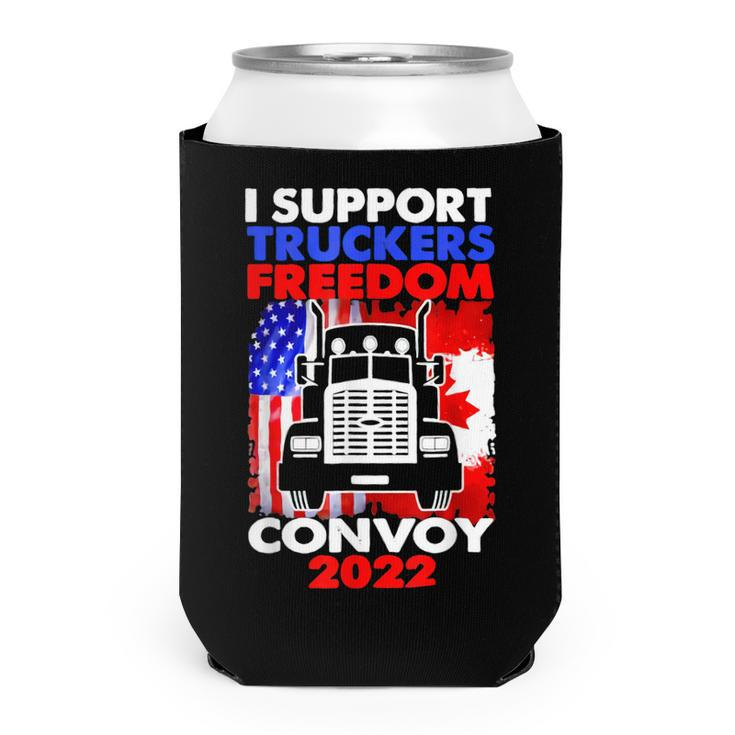 I Support Truckers Freedom Convoy 2022  V3 Can Cooler
