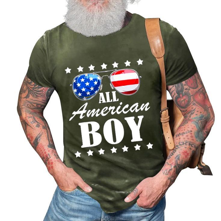 4Th July America Independence Day Patriot Usa Mens & Boys 3D Print Casual Tshirt
