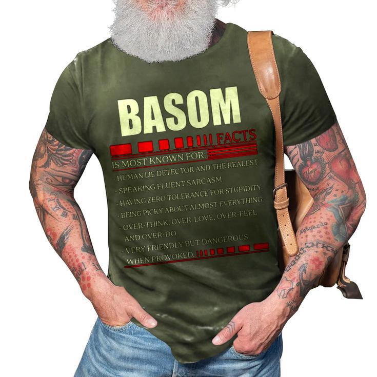 Basom Fact Fact T Shirt Basom Shirt For Basom Fact 3D Print Casual ...