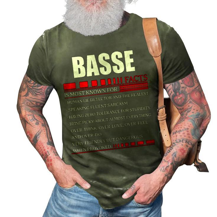Basse Fact FactShirt Basse Shirt For Basse Fact 3D Print Casual Tshirt