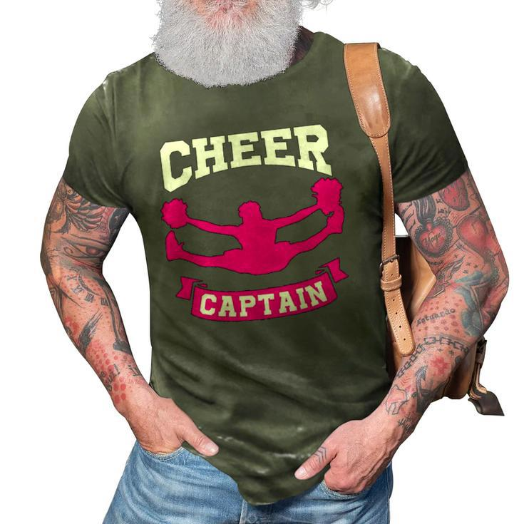 Cheer Captain Cheerleader Cheerleading Lover Gift 3D Print Casual Tshirt