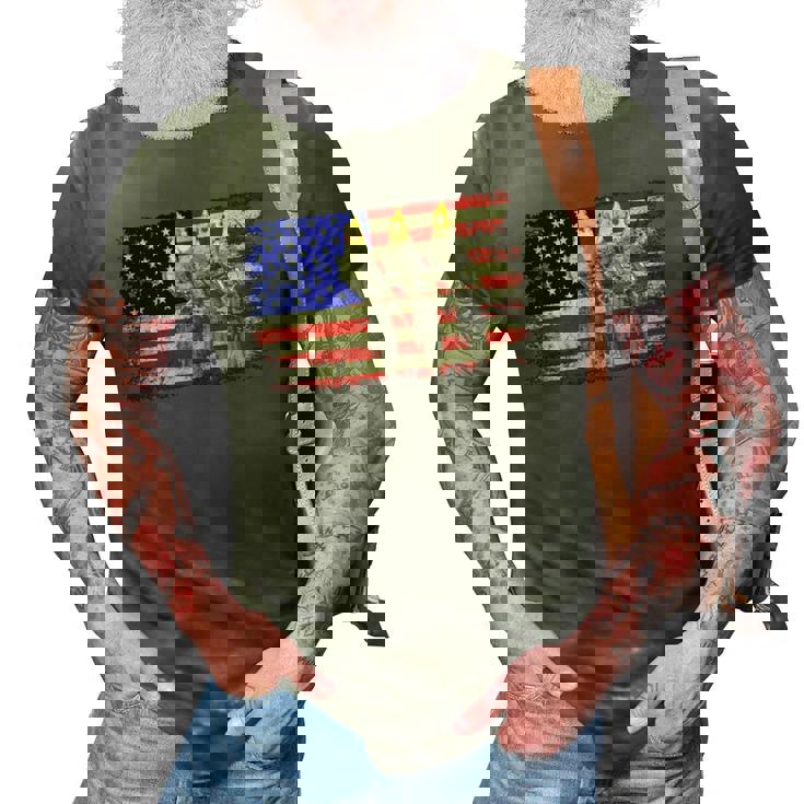Cockatiel Vintage American Usa Flag Men Women - Cockatiel 3D Print Casual Tshirt Cockatiel Vintage American Usa Flag Men Women - Cockatiel 3D Print Casual Tshirt