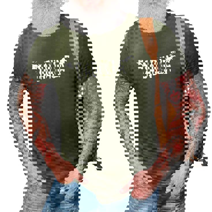 Dadcula Halloween Dad Dracula Funny Halloween 3D Print Casual Tshirt