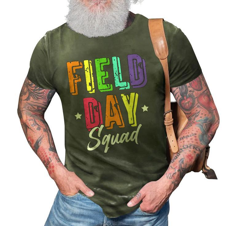 Field Day 2022 Field Squad Kids Boys Girls Students 3D Print Casual Tshirt