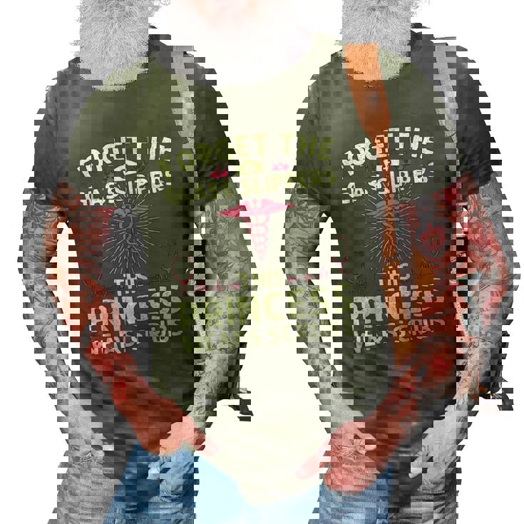 Funny Nurse Gift For Women Cool This Princess Wears Scrubs Raglan Baseball Tee 3D Print Casual Tshirt