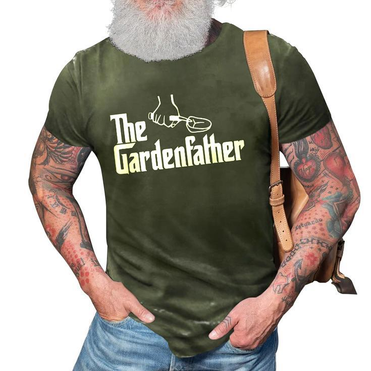 Mens The Gardenfather Funny Gardener Gardening Plant Grower 3D Print Casual Tshirt