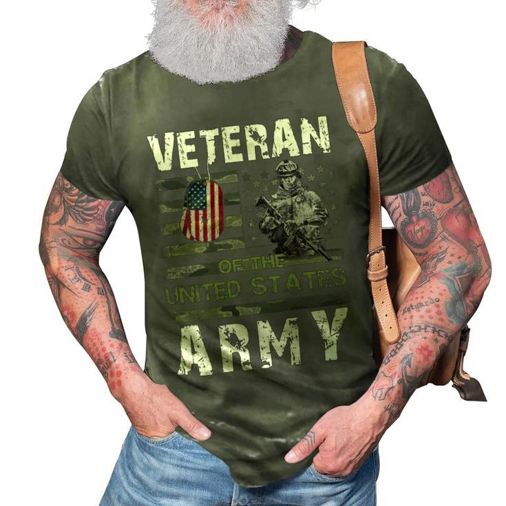 Veteran Veterans Day Us Army Veteran 8 Navy Soldier Army Military 3D Print Casual Tshirt