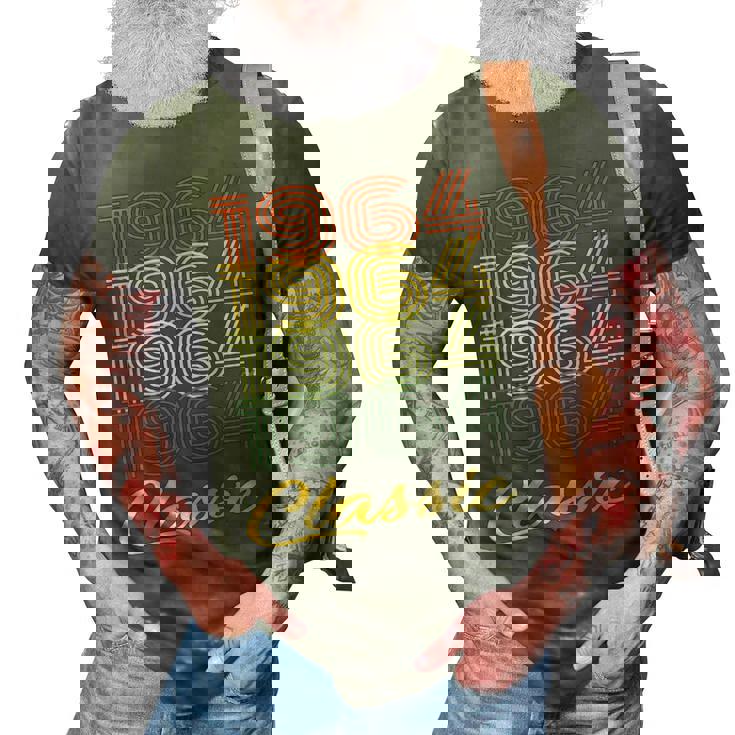 1964 Classic Birthday 3D Print Casual Tshirt