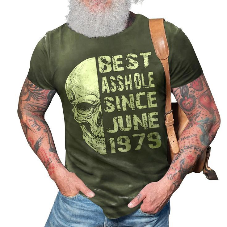 1979 June Birthday V2 3D Print Casual Tshirt