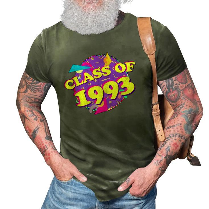 29 Years Class Reunion Class Of 1993 Retro 90S Style 3D Print Casual Tshirt