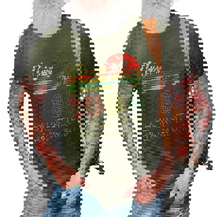 38 Years Old Birthday Vintage 1984 38Th Birthday 3D Print Casual Tshirt