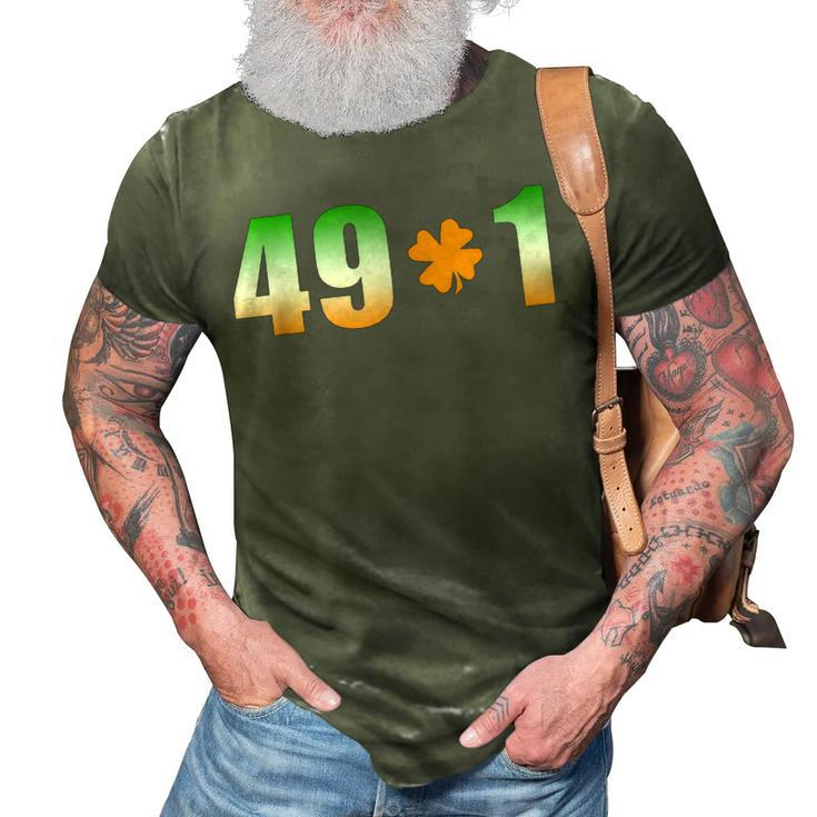 49-1 Irish Shamrock Boxing Fan  3D Print Casual Tshirt