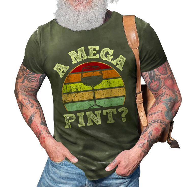 A Mega Pint  3D Print Casual Tshirt