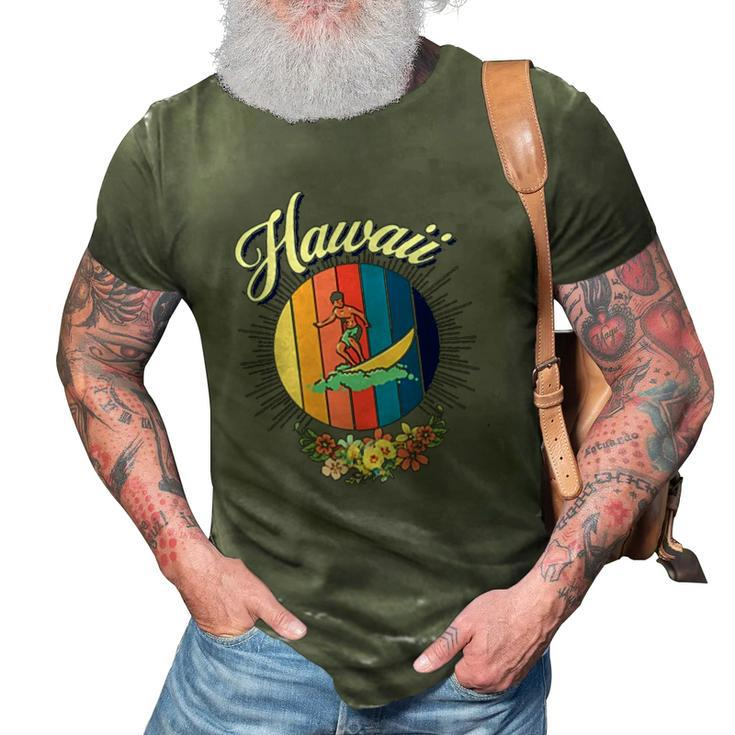 Alexi Ricci Hawaii Surf Man 3D Print Casual Tshirt