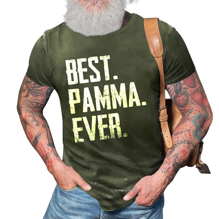 Best Pamma Ever - Vintage Father 3D Print Casual Tshirt
